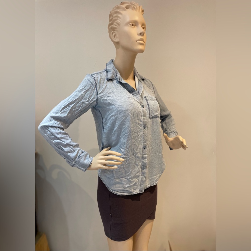 ARITZIA | TALULA | Chambray Button Down Montana
Shirt Blouse XS